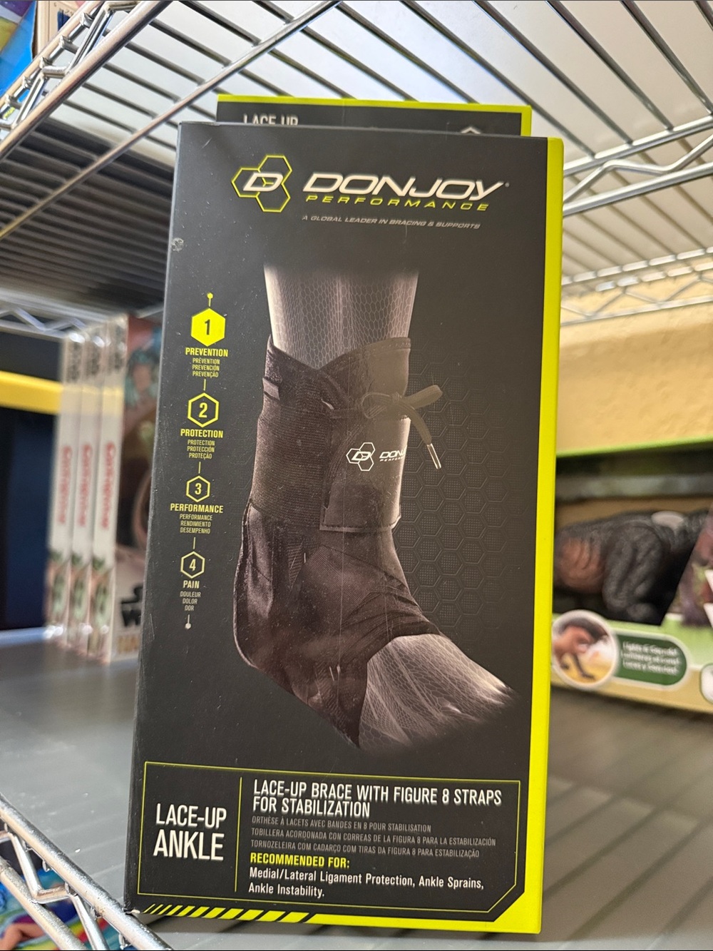 Lace-Up Ankle Brace - Black